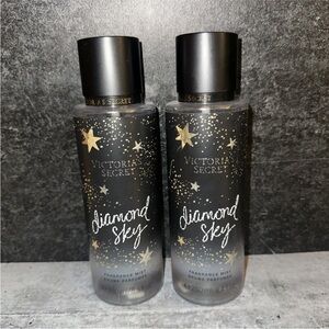 2 Lot Victoria’s Secret Diamond Sky Floral Fragrance Body Mist 8.4 oz Rare